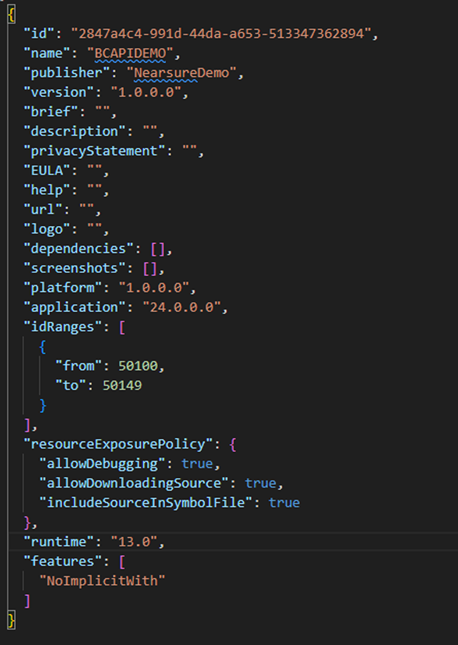 Screenshots from a demo.