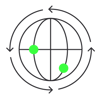 Icon Weltkugel