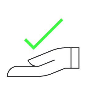 Icon Black Hand Check@3x