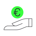 Icon Black Hand Euro@3x Icon Black Hand Euro@3x