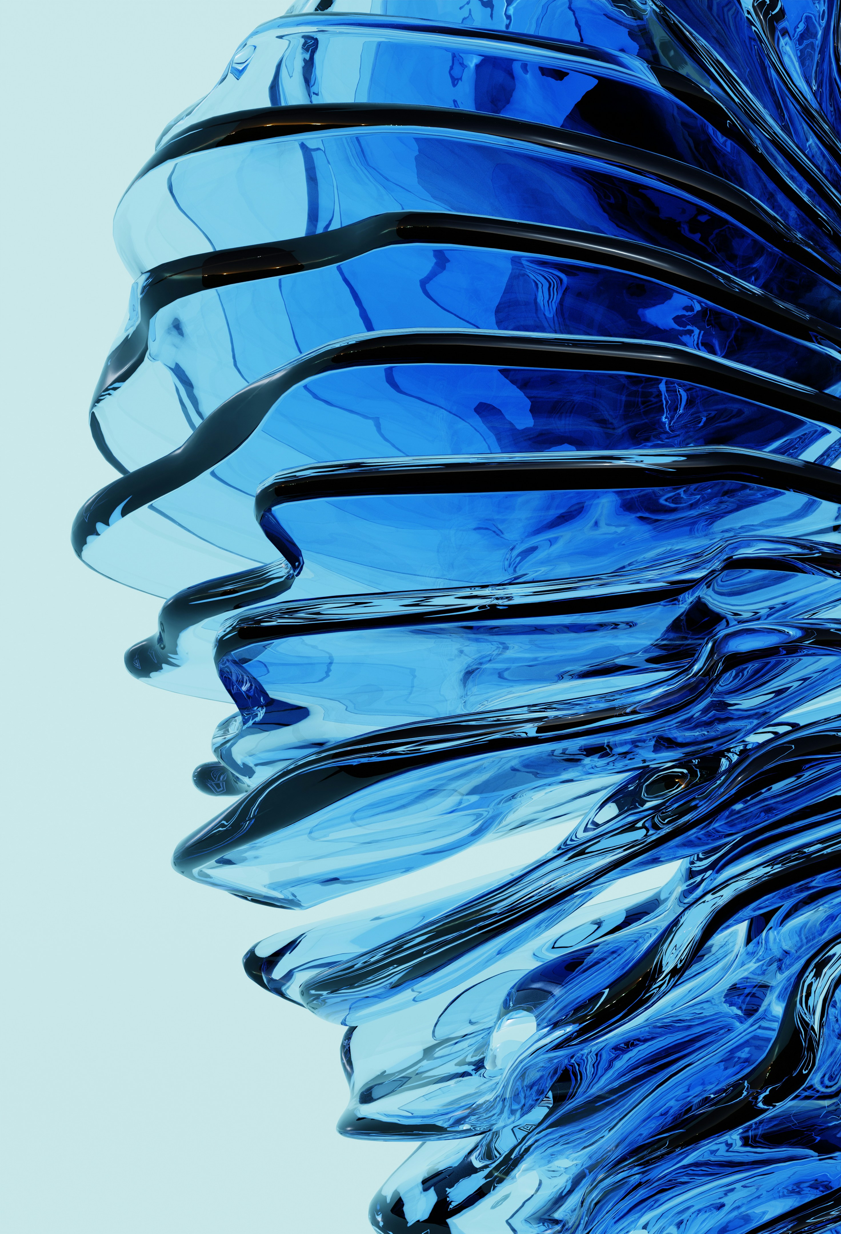 Abstract background with glass effect