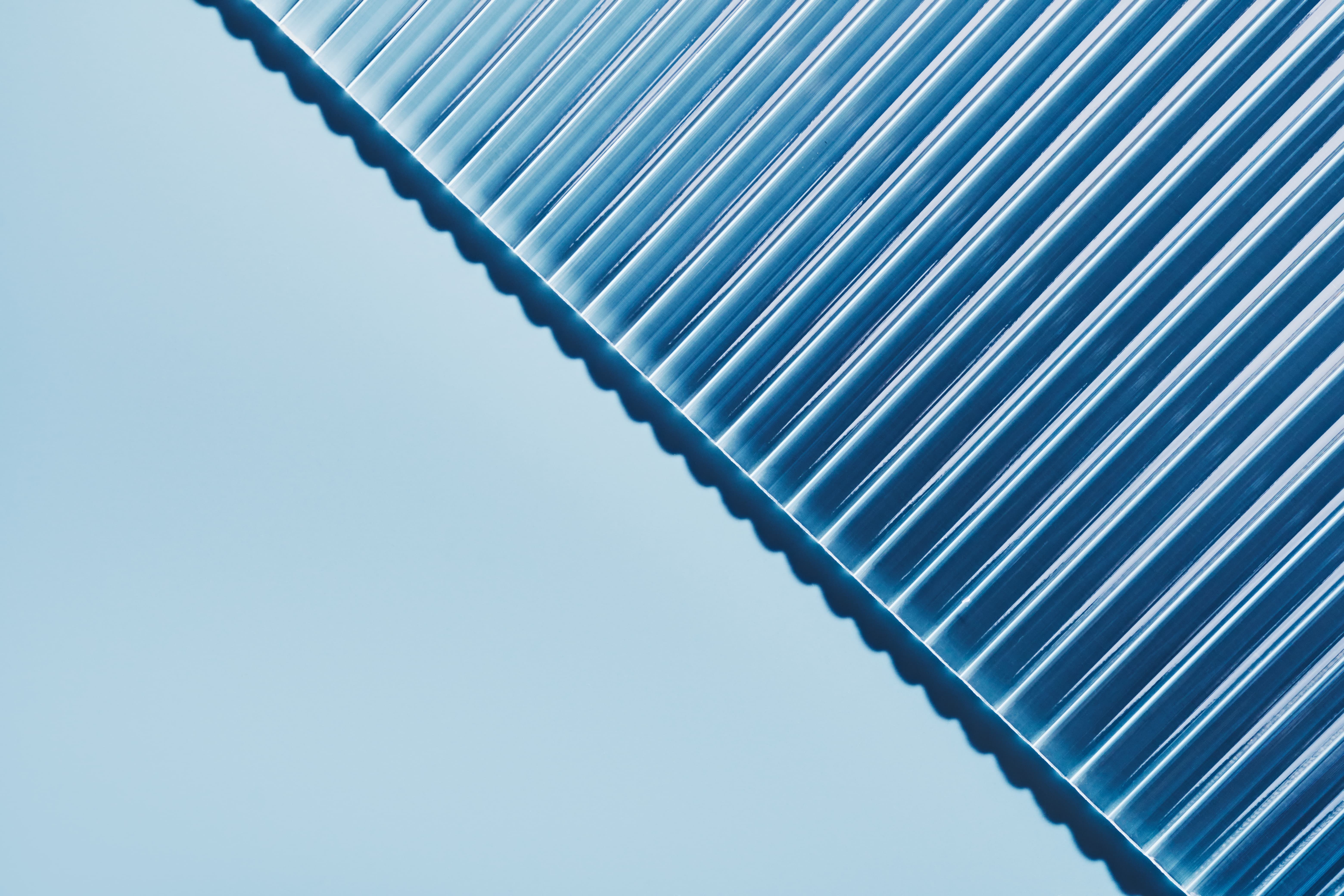 abstract blue glass