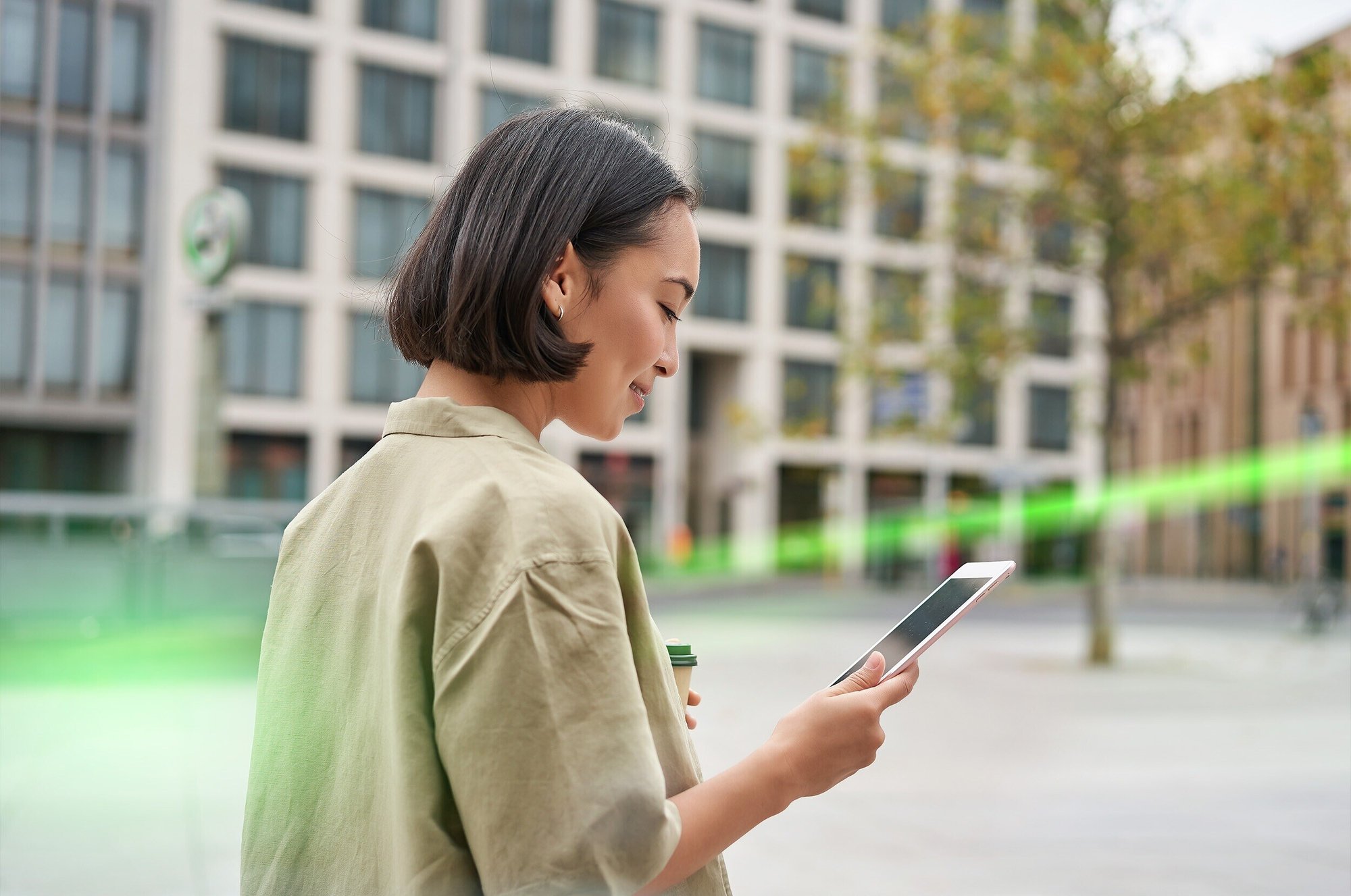 ai_woman_walking_city_mobile
