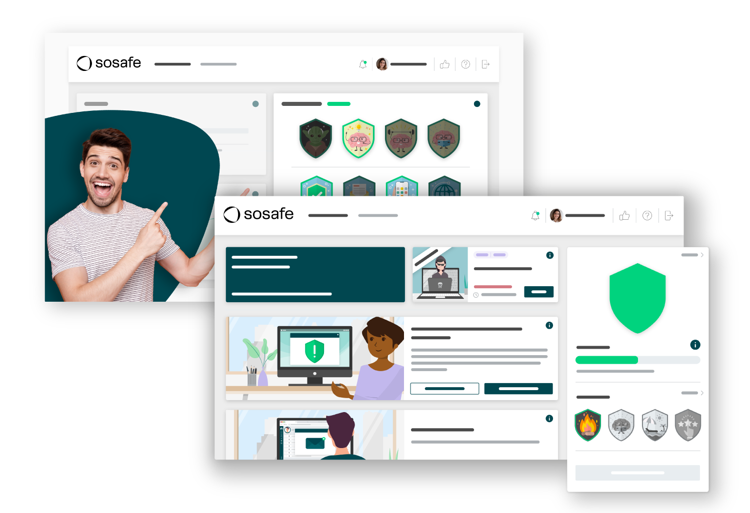 SoSafe Webseite Screenshots SoSafe Webseite Screenshots