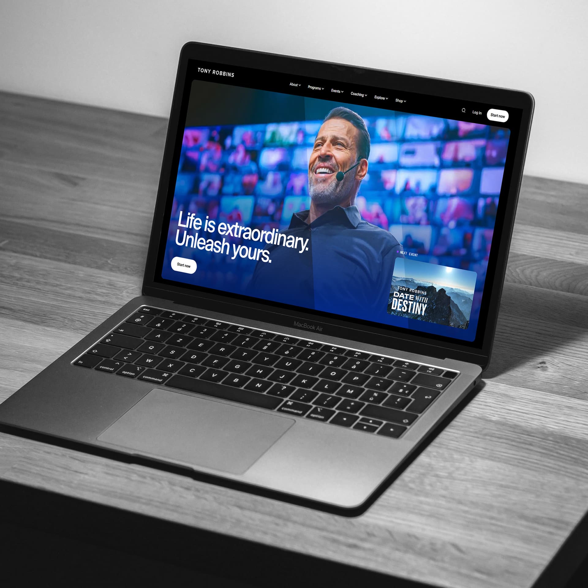 Tony Robbins website