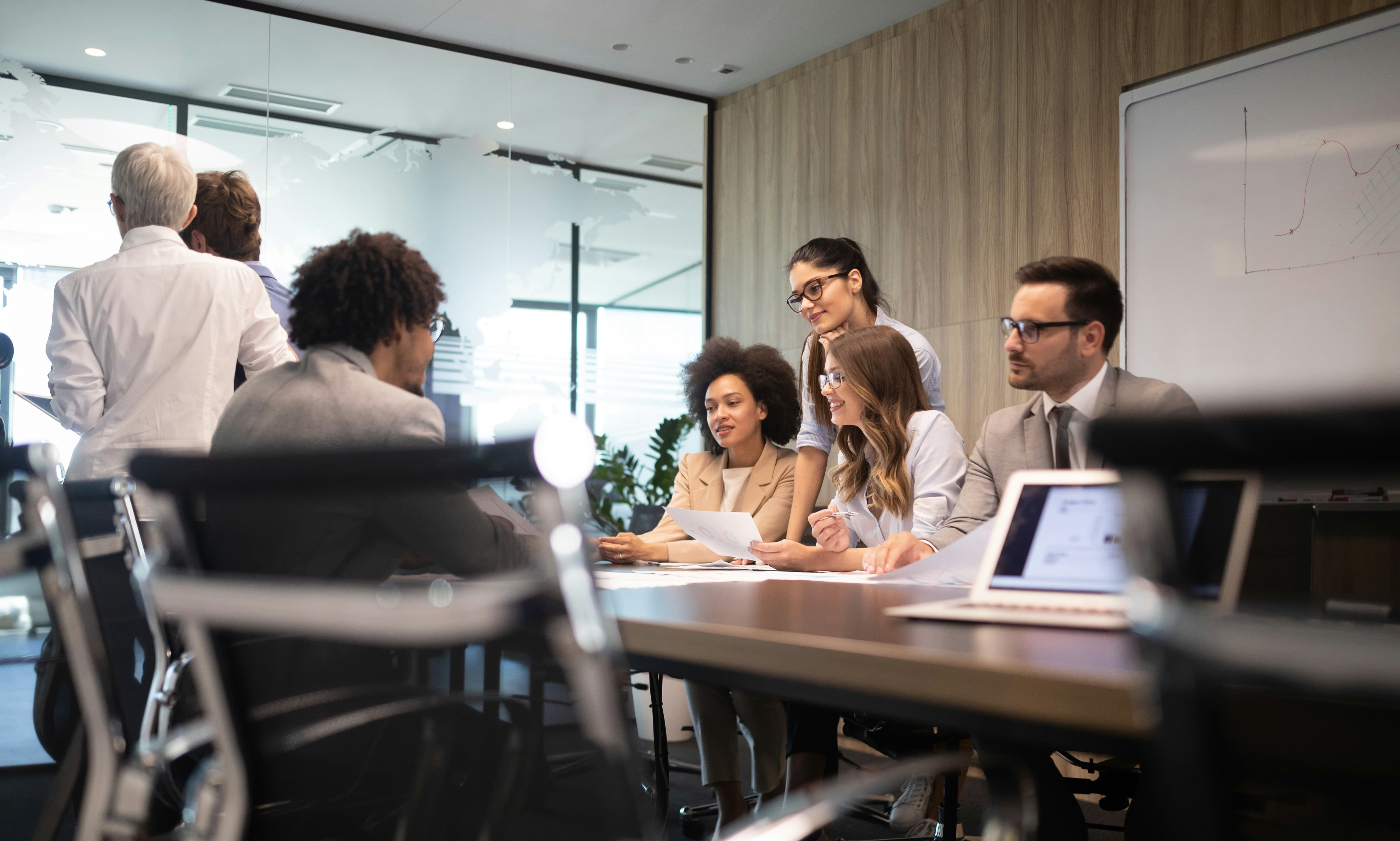 people in meeting