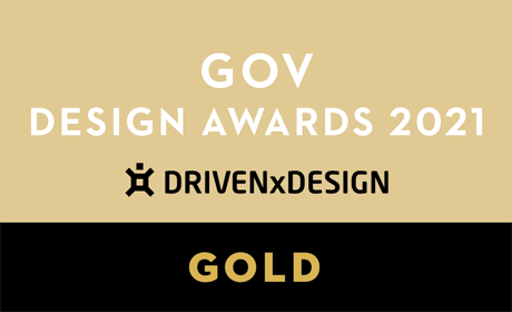 GOV design awards 2021 drivenxdesign gold