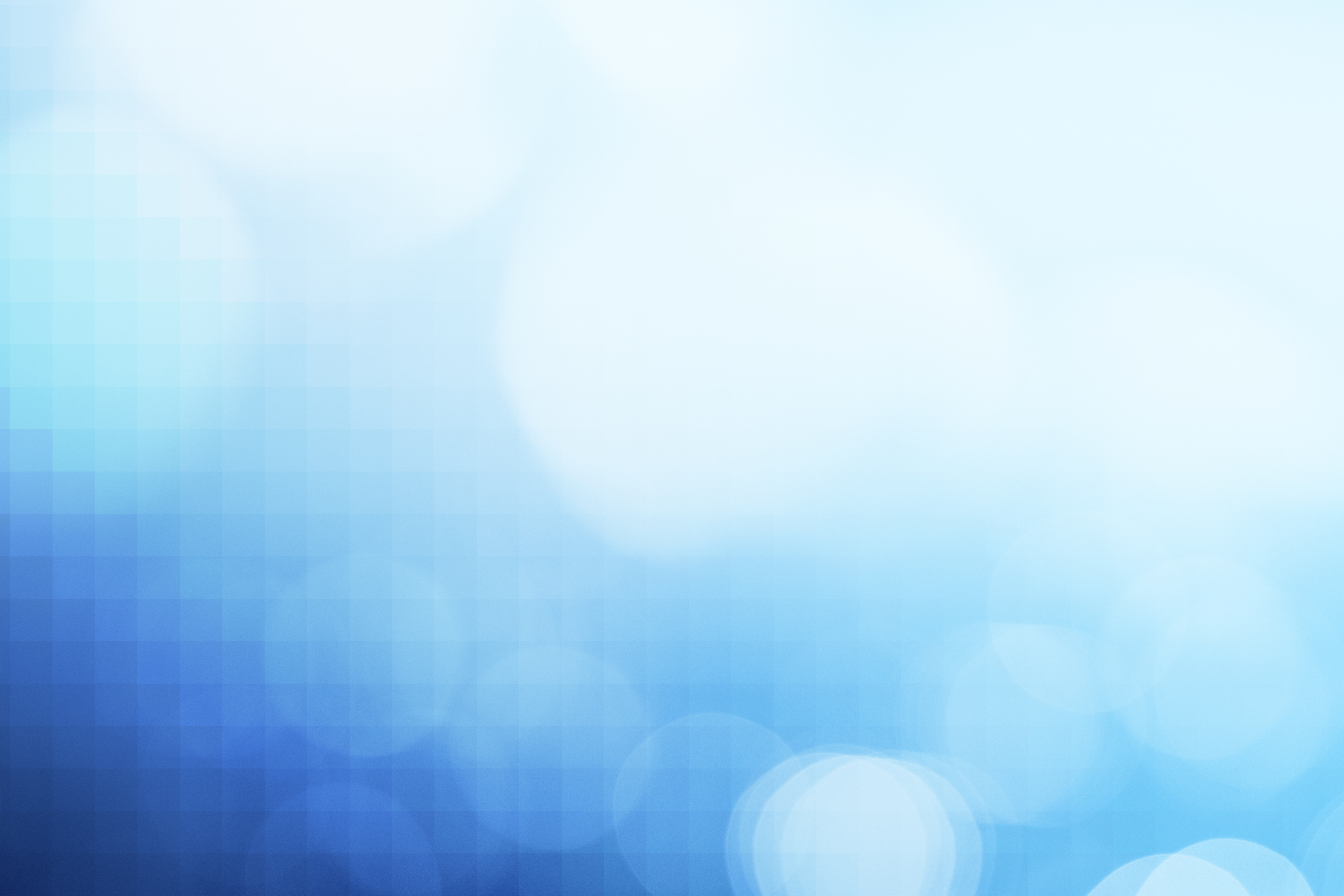 Lights on the blue background