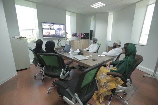 Omani talent in a meeting