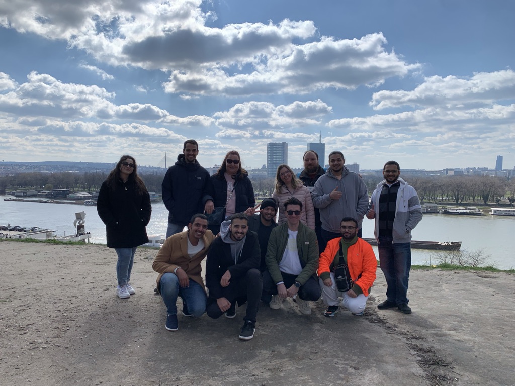 Group of Saudi Changemakers sightseeing in Belgrade