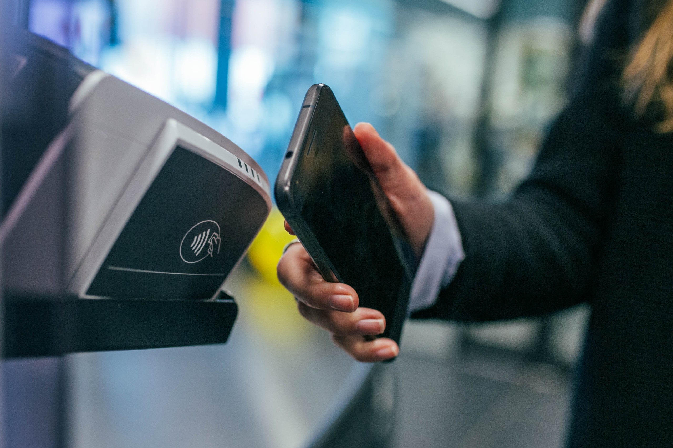 Mobile Payment using Payment Terminal. Financial services.